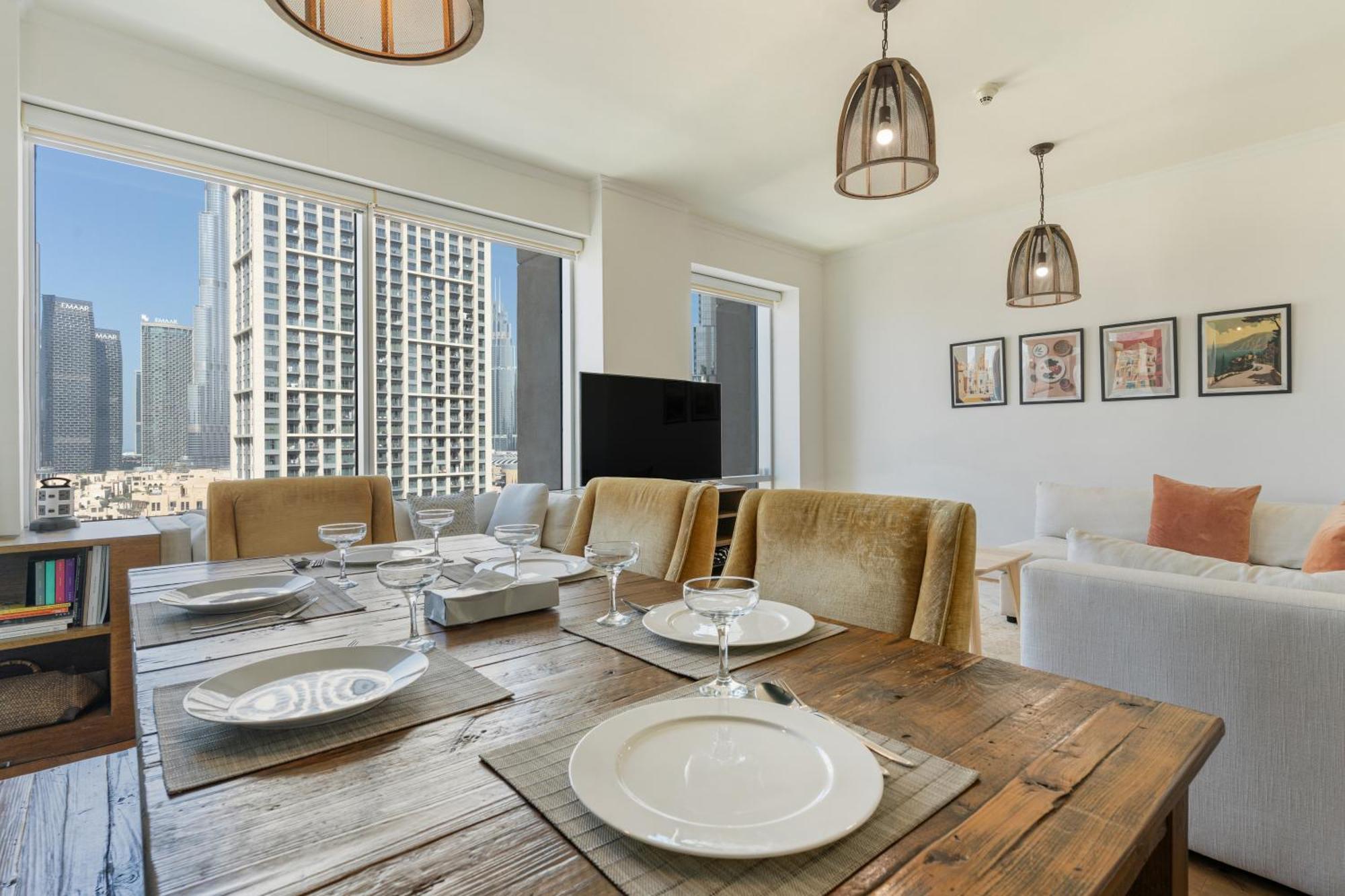 Chic 2Br Apartment, Prime Location Near Dubai Mall - Allsopp&Allsopp Dış mekan fotoğraf